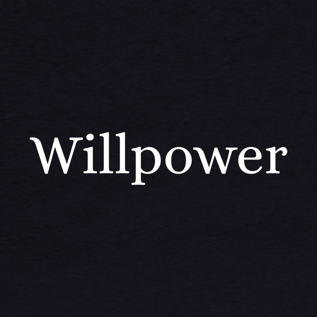 Willpower by Des